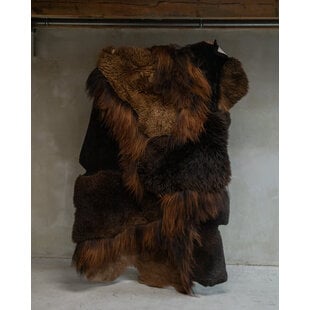 Uniek Schapenvacht Multilayer Karpet Bruin - SKM-127