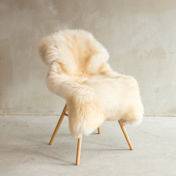 Van Buren sinds 1861 Uniek gefotografeerd Gemêleerd Schapenvacht XXL - ca. 133x73cm - SVV-667