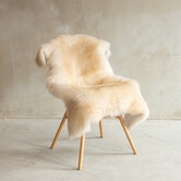 Uniek gefotografeerd Gemêleerd Schapenvacht XXL - ca. 129x74cm - SVV-673