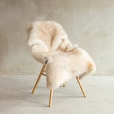 Uniek gefotografeerd Gemêleerd Schapenvacht XXL - ca. 120x73cm - SVV-668