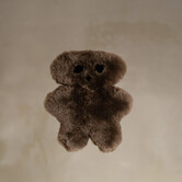 Buurtje Beer - Merino Schapenvacht Knuffel - Bruin - Klein