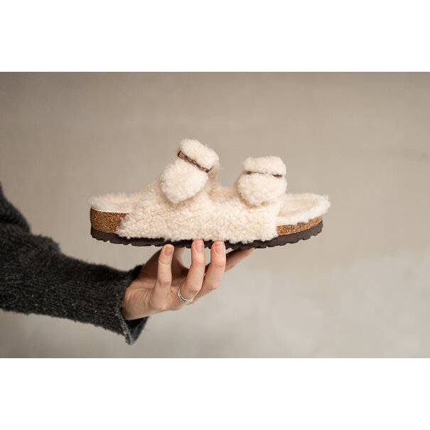 Van Buren sinds 1861 Crossbreed Slipper Sola - Off-White - Maat 36 t/m 42
