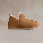 Lamsvacht Pantoffels Nooa Camel - Maat 37 t/m 49