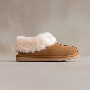 Lamsvacht Pantoffels Tuula Camel