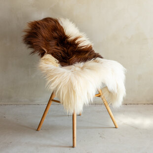 Uniek IJslands Schapenvacht Bruin Bont - SVV-689