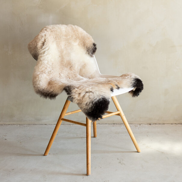 Van Buren sinds 1861 Uniek Gefotografeerd Geschoren IJslands Schapenvacht Beige - 105x57 - SVV-699