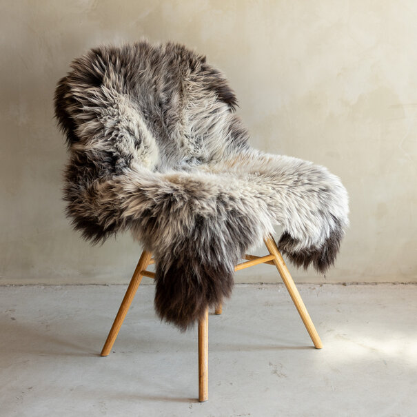 Van Buren sinds 1861 Uniek Gefotografeerd Schapenvacht Gemêleerd XXL - 108x61 - SVV-716