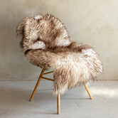 Uniek Gefotografeerd Mouflon Schapenvacht GR S - 123x84 - SVV-681