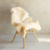 Uniek Gefotografeerd Duitse Zwartkop Schapenvacht - 126x70 - SVV-695