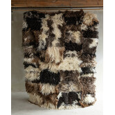 Uniek Gefotografeerd Schapenvacht Vloerkleed (Karpet) - Krul/Bergschaap - 200x150 cm - SKK-180