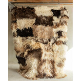 Uniek Gefotografeerd Schapenvacht Vloerkleed (Karpet) - Krul/Bergschaap - 200x150 cm - SKK-195