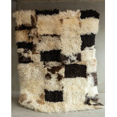 Uniek Gefotografeerd Schapenvacht Vloerkleed (Karpet) - Krul/Bergschaap - 200x150 cm - SKK-191