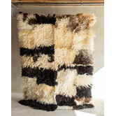 Uniek Gefotografeerd Schapenvacht Vloerkleed (Karpet) - Krul/Bergschaap - 200x150 cm - SKK-201