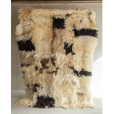 Uniek Gefotografeerd Schapenvacht Vloerkleed (Karpet) - Krul/Bergschaap - 200x150 cm - SKK-182