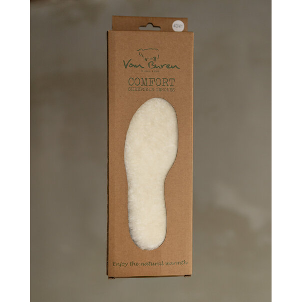 Van Buren sinds 1861 Lamsvacht Comfort Inlegzolen - Maat 36 t/m 47