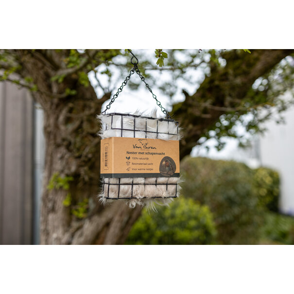 Van Buren sinds 1861 Nestmateriaal houder voor vogels