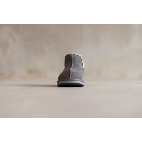 Van Buren sinds 1861 Lamsvacht Pantoffels Nooa Grijs - Maat 37 t/m 43
