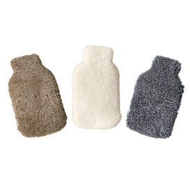 Schapenvacht kruikenzak - 3 kleuren