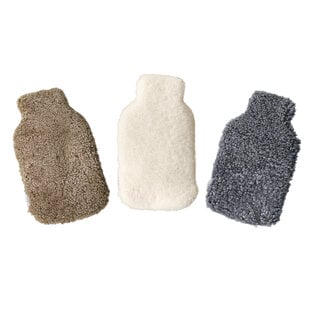 Schapenvacht kruikenzak - 3 kleuren