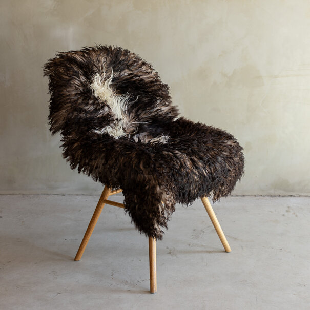 Van Buren sinds 1861 Uniek gefotografeerd Krul/Berg schapenvacht - ca. 106x65cm - SVV-875