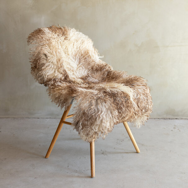 Van Buren sinds 1861 Uniek gefotografeerd Krul/Berg schapenvacht - ca. 108x70cm - SVV-862