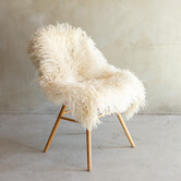 Uniek gefotografeerd Krul/Berg schapenvacht - ca. 113x73cm - SVV-851