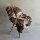 Uniek gefotografeerd Texels gemêleerd schapenvacht - ca. 118x73cm - SVV-732