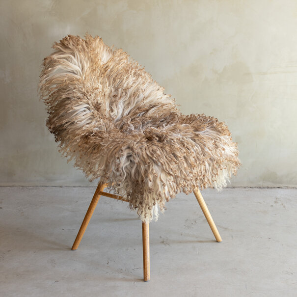 Van Buren sinds 1861 Uniek gefotografeerd Krul/Berg schapenvacht - ca. 108x70cm - SVV-830