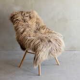 Uniek gefotografeerd Heide schapenvacht XXL - ca. 135x80cm - SVV-787