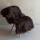 Uniek gefotografeerd Heide schapenvacht XXL - ca. 130x93cm - SVV-789