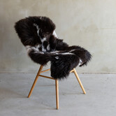 Uniek gefotografeerd Texels gemêleerd schapenvacht - ca. 114x66cm - SVV-764