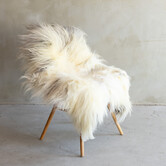 Uniek gefotografeerd Heide schapenvacht XXL - ca. 118x75cm - SVV-782