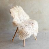 Uniek gefotografeerd Heide schapenvacht XXL - ca. 121x62cm - SVV-822