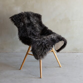 Uniek gefotografeerd Texels gemêleerd schapenvacht - ca. 105x70cm - SVV-774