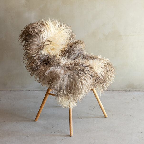 Van Buren sinds 1861 Uniek gefotografeerd Krul/Berg schapenvacht - ca. 120x74cm - SVV-846