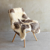 Uniek gefotografeerd Heide schapenvacht XXL - ca. 128x83cm - SVV-812