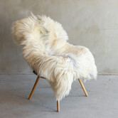 Uniek gefotografeerd Heide schapenvacht XXL - ca. 118x77cm - SVV-794