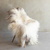 Uniek gefotografeerd Heide schapenvacht XXL - ca. 124x70cm - SVV-826