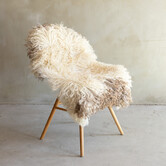 Uniek gefotografeerd Krul/Berg schapenvacht - ca. 110x68cm - SVV-868