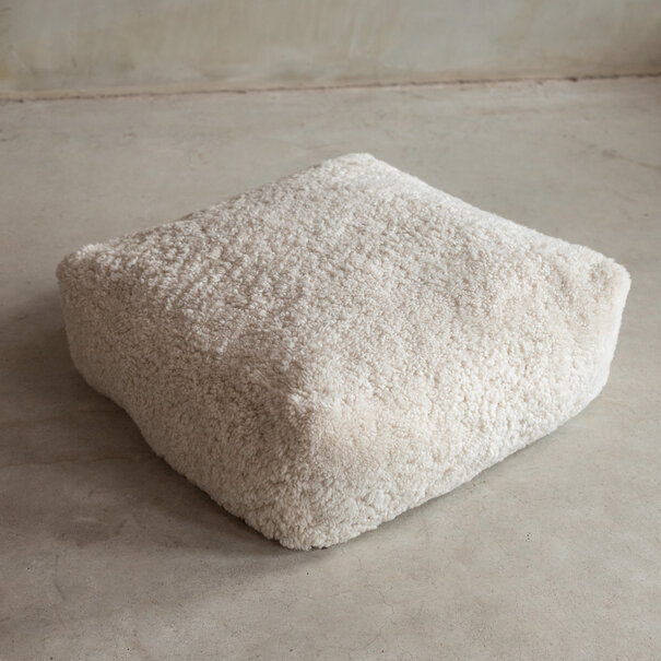 Van Buren sinds 1861 Vloerkussen Crossbreed - Off-White - 65x65x20cm (zonder vulkussen)