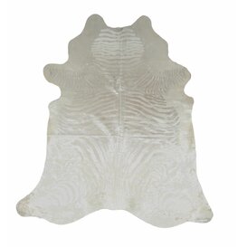 Zebraprint Koeienhuid Zilver