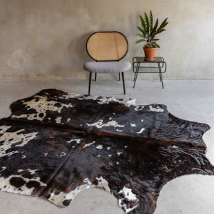 Unieke Koeienhuid - Driekleur - ca. 262x206cm - KH-055