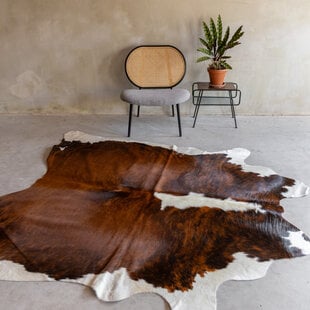 Unieke Koeienhuid - Excotisch - ca. 236x210cm - KH-068