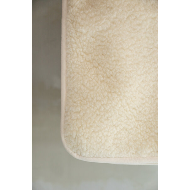 Van Buren sinds 1861 Schapenwollen Deken - 200x160cm - Off-White