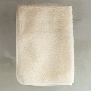 Schapenwollen Babydeken - 100x75cm - Off-White