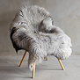 IJslands Schapenvacht Gemêleerd - XXL - 134x92 cm - SVV-952