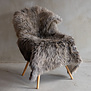 IJslands Schapenvacht Gemêleerd - XXL - 128x103 cm - SVV-953