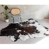 Koeienhuid Driekleur - GR1 - 225x185 cm - KH-085