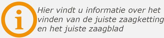 Welke ketting past op mijn kettingzaag?