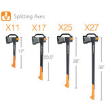 Fiskars Fiskars x27 kloofbijl 92cm 2600 gram + Digitale Vochtmeter